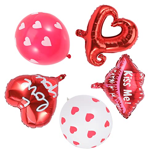 CHILDWEET 1 Set Herzballons Für Hochzeiten Und Valentinstag Naturlatex Party Dekoration Durchmesser Ideal Für Romantische Anlässe Und Feiern Hochwertige Qualität von CHILDWEET