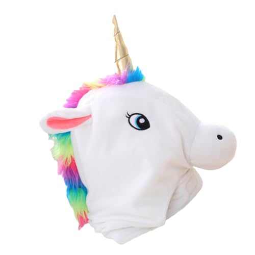 CHILDWEET 1 Stück Bequemer Einhorn Hut Für Kinder Trendige Kopfbedeckung Foto Requisite Ideal Für Kostümpartys Und Spielzeug Farbe Weiß Lustiger Kopfschmuck Für Kreative Abenteuer von CHILDWEET