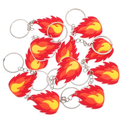 CHILDWEET Feuerwehr Schlüsselanhänger Feuer Charms Feuerwehrmann Party Favor Dekoration Feuerwehr Unterstützung Schlüsselhalter Feuerwehr Party Deko von CHILDWEET