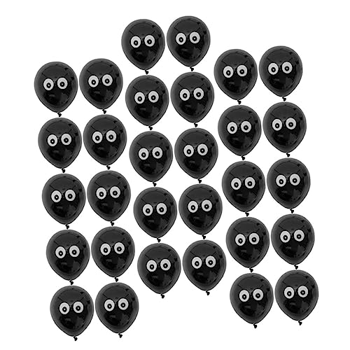 CHILDWEET Große Halloween Augapfel Luftballons 100 Stück Latex 5 Zoll Dekorative Party Supplies von CHILDWEET