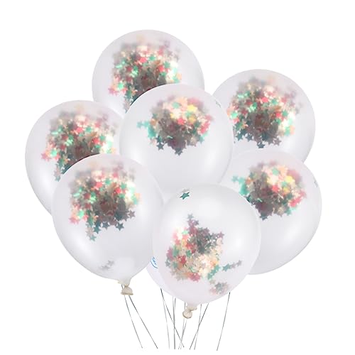 CHILDWEET 12st Latexballon Pailletten-konfetti-luftballons Goldener Konfetti-ballon Pailletten-ballon von CHILDWEET