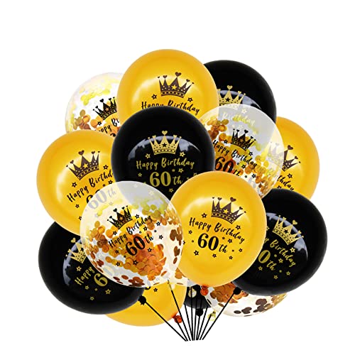 CHILDWEET 15St Geburtstag Luftballons Girlandendekor Golddekor Zahlenballon konfettiballone wand polsterung luftballone funky Partyballons zum Geburtstag Konfetti Geburtstagsballons Emulsion von CHILDWEET