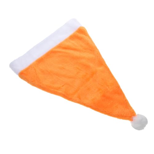 CHILDWEET 1Stk Weihnachtsmütze-Requisiten Weihnachtskranz Partyhüte für Christbaumschmuck karnevalskostüme fasnachtskostüme weihnachtsdeko weihnachtssticker Weihnachtsmützen Orange von CHILDWEET