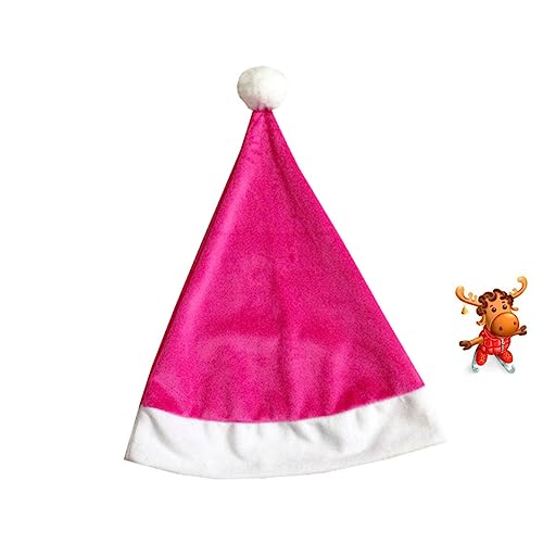 CHILDWEET 1stk Weihnachtsmütze Alles Zum Geburtstag Ammer Frohe Weihnachten Weihnachtszwergmütze Mini-hut Weihnachtsbaum Hängender Gnom Hut Aufleuchten Weihnachtsgeschenk Figur Rosa von CHILDWEET