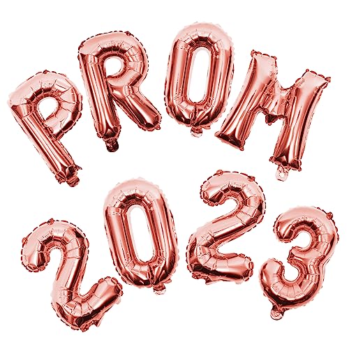 CHILDWEET Veranstaltungsort Dekorationen Prom 2023 Graduierung Banner Ballons Rose Graduierung Party Verzierungen von CHILDWEET