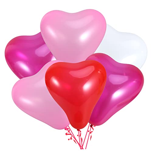 CHILDWEET 20 Stück 10 Zoll Herzförmige Latexballons Rosa Verdickte Dekoration Für Partys Geburtstage Und Hochzeitsfeiern Langlebig Und Farbenfroh Ideal Für Festliche Anlässe von CHILDWEET