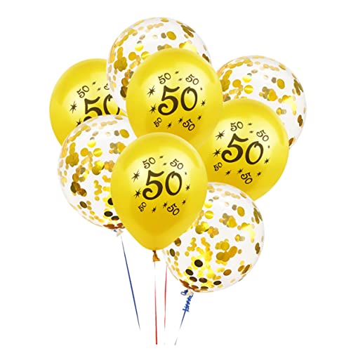 CHILDWEET 20 Stück 12 50 Ballons Bedrucken Luftballons Latexballons Zum Geburtstag Golden von CHILDWEET