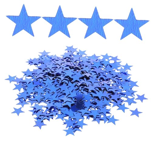 CHILDWEET 2000 Stk Partytisch Konfetti Spiel Leuchtstab Henne Sternfolie Masse Konfetti Tischkonfetti Buntes Konfetti Wabenförmiges Herzstück Alles Zum Geburtstag-banner Künstlich Blue von CHILDWEET