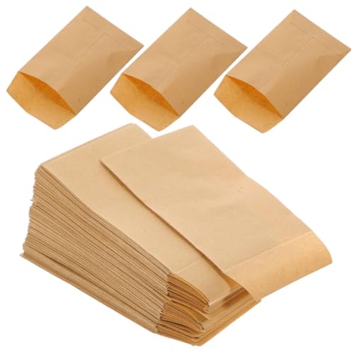 CHILDWEET 200St Samenhülle mini umschläge briefumschlag Taschenumschlag Kleinumschlag Samenumschläge Garten-Aufbewahrungsumschläge Umschläge zur Aufbewahrung von Gemüse Kraftpapier Brown von CHILDWEET