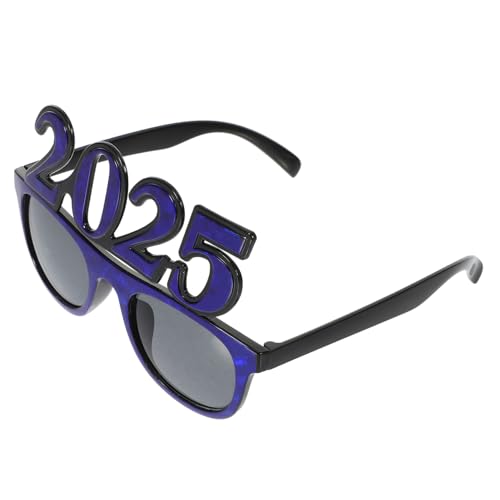 CHILDWEET 2025 Abschlussfeier Brille Lustige Sonnenbrille Silvester Brille Neujahrs Requisiten Neujahrsparty Zubehör Neuheits Sonnenbrille 2024 Grad Brille Party Brille PC von CHILDWEET