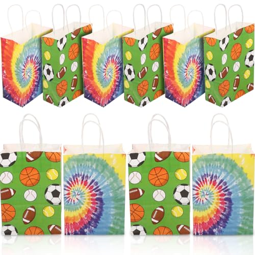 CHILDWEET 24st Tragbare Fußball-papiertüte Verpackung Taschen Müll Extra Große Zellophantüten Für Wurstbretter Faltbar Beutel Mit Kordelzug Thematisiert Blaue Partygeschenktüten Cellophan von CHILDWEET