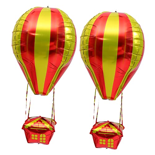 CHILDWEET 2St Ballon Heißfolienverzierungen Wolken für die Decke Kalibrator de heiß hängen Kinder fliegendes Spielzeug raumdeko balloons luftbalons gebutagsdeko balongas Aluminiumfolie von CHILDWEET