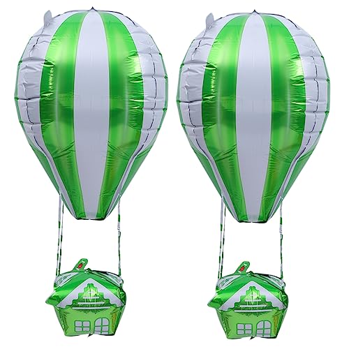 CHILDWEET 2st Ballon Fliegendes Spielzeug Heißfolienverzierungen Flugzeugspielzeug Für Kinder Babyspielzeug Spielzeug Für Babyflugzeuge Deckendekoration Aufblasbares Spielzeug Aluminiumfolie von CHILDWEET