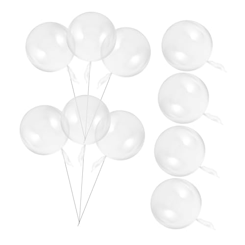 CHILDWEET 35 Stück Klare Bobo Luftballons Für Geburtstagspartys Hochzeiten Babypartys Und Brautpartys Transparente Deko Luftballons Für Festliche Anlässe Und Feiern von CHILDWEET