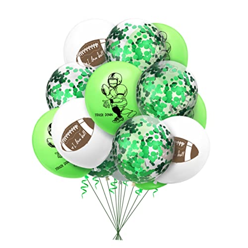 CHILDWEET 40 Stück Bedruckte Latexballons Fußballballons Fußball Latexballons Für Partys Fußballpartyballons Partyzubehörballons von CHILDWEET