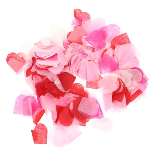 CHILDWEET 5 Konfetti Aufdecken Herzen Aufkleber Party Fiesta Umschlag Bausatz Stichworte Planke Funkeln Valentinstag Tischstreuung Ornamente Zubehör Für Hochzeitsfeiern Papier Rosa von CHILDWEET