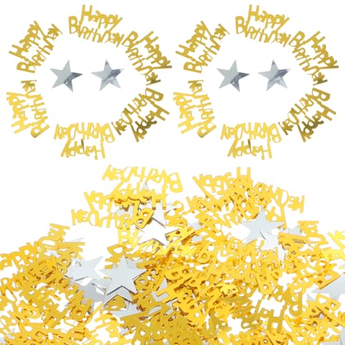 CHILDWEET 5 party sachen party supplies Tischdekoration Alles zum Geburtstag-Banner goldenes Tischkonfetti Party-Konfetti-Zubehör dekoratives geburtstagskonfetti das Haustier von CHILDWEET