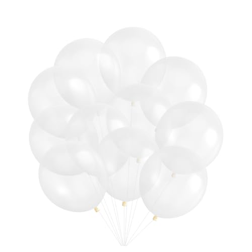 CHILDWEET 50 Stück 12 Zoll Helle Transparente Latexballons Perfekt Für Feste Hochzeiten Geburtstage Und Jubiläen Regenbogenfarben Und Pastelltönen von CHILDWEET