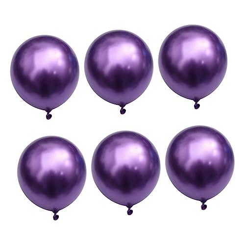 CHILDWEET 50 Stück Partyballon Königsblaue Luftballons Luftballons Lochballons Für Partytüten Luftballons Luftballons Gänseblümchen Ballons Grüner Ballon Geburtstagsdekorationen Violett von CHILDWEET