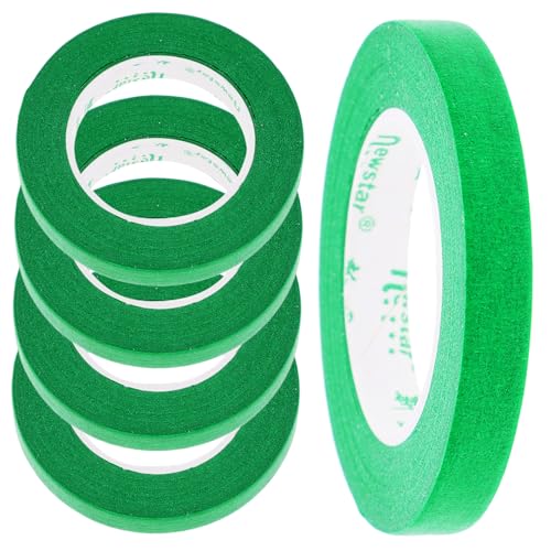 CHILDWEET 5St Abdeckband Körperband Klebeband selbstklebend Autolack Maskenband löschbare Textmarker wiederverwendbares klebeband Malerband auto sprühband breites Klebeband Papier Green von CHILDWEET