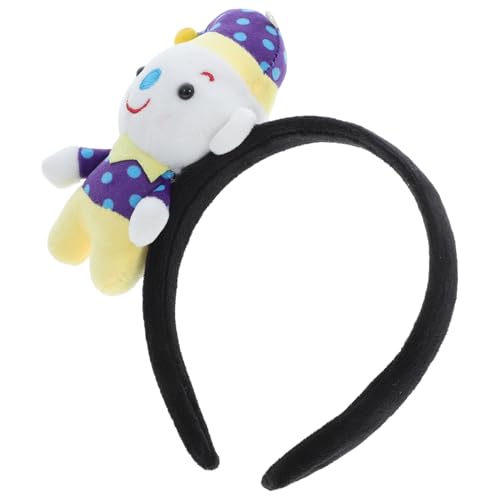 CHILDWEET Clown-Stirnband Clown Perücke Mützen Clownhüte Karneval Clown Stirnband Lustiger Clown Haarreifen Halloween-Clown-Zubehör Halloween-Party-Stirnbänder Haarband PP Baumwolle von CHILDWEET