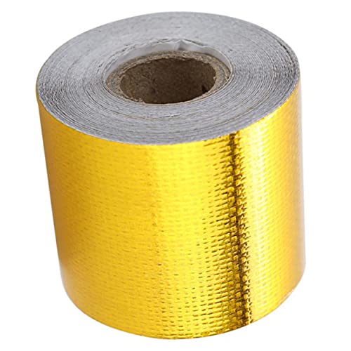 CHILDWEET Folien Dichtungsband 10m x 5cm Selbstklebendes Hitzebeständiges Klebeband Für Industrielle Anwendungen Und Reparaturen Goldene Farbe Ideal Für von CHILDWEET