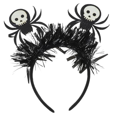 CHILDWEET Halloween Spinnen Stirnband Damen Kopfschmuck Party Kopfschmuck Spinnen Stirnbänder Karnevals Haarband Halloween Kopfbedeckung Für Erwachsene Halloween Stirnbänder von CHILDWEET