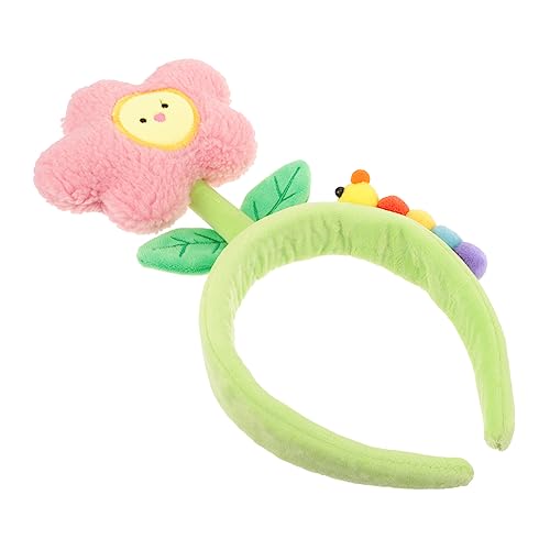 CHILDWEET Mädchen-cartoon-haar-accessoires Süßes Make-up-stirnband Kosmetisches Stirnband Make-up-haar Süßes Weiches Stirnband Gesichtswaschstirnband Floraler Haarreif Süßes Haar Plüsch von CHILDWEET