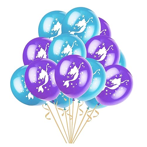 CHILDWEET Schicke Latexballons Mit Meerjungfrauen-muster 20-teiliges Ballon-set Für Hochzeits- Geburtstags- Und Babyparty-dekorationen von CHILDWEET