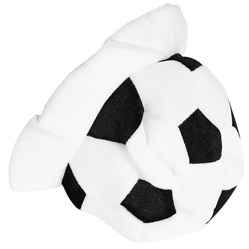 CHILDWEET Partygeschenke football cap sportmütze sporty cap Fußballmütze lustiger Fußballhut Sportfans dekorativer Hut Plüschmützen für Fußballspiele Mützen für Fußballfans lustiger Sporthut von CHILDWEET