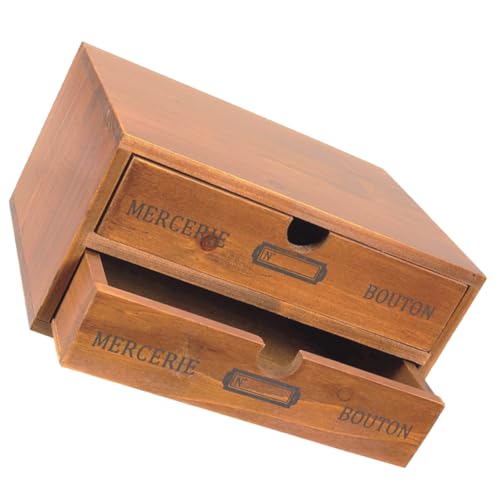 CHILDWEET Retro-aufbewahrungsschrank Aus Massivem Holz Tasche Für Tischplatte Schreibtisch-organizer Und Zubehör Halter Speisekammerorganisatoren Und -aufbewahrung Mini Kommode Müll Hölzern von CHILDWEET