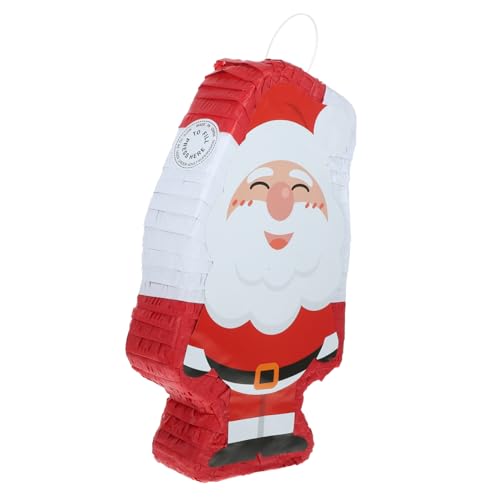 CHILDWEET Santa Pinata weihnachtstüten aus cellophan Weihnachtsbecher Weihnachten groß Feier halloween pinata weihnachtsmotiv Weihnachtsmann-Pinata aus Papier Weihnachtsmann-Party-Pinata von CHILDWEET