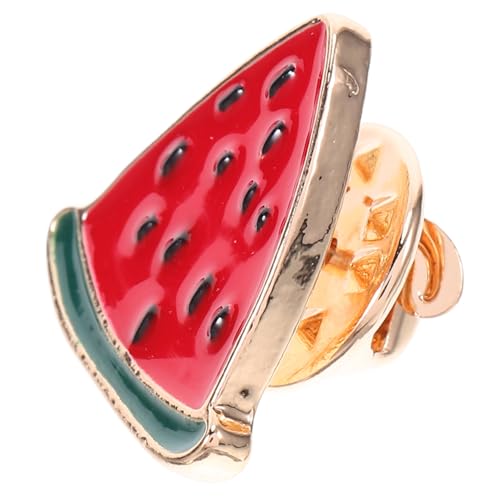 CHILDWEET Wassermelonenbrosche Aufkleber Pin-Tasche Knopf Stolz-Stifte Mini ausgehen modeschmuck Trendige Brosche Wassermelonen-Pullover-Brosche Cartoon-Cardigan-Clip Zinklegierung von CHILDWEET