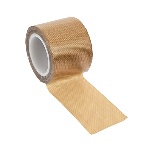 CHILDWEET Gewebeband Braunes Band Klebeband Umwickeln Hitzebeständiger Klebebandspender Hitzebeständiges Klebeband Heat Resistant Tape Wärmedämmband Braunes Hochtemperaturband Glasfasergewebe Brown von CHILDWEET