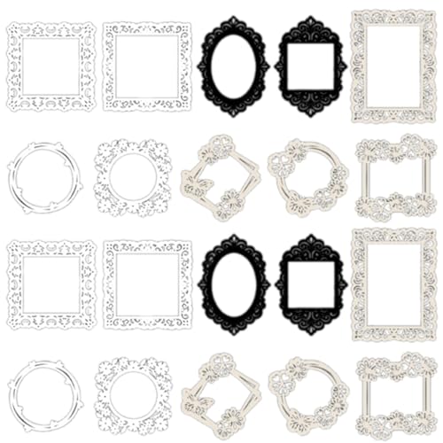 CHIZISX 20 Blatt Vintage Ästhetisches Scrapbooking-Papier Dekoratives Hintergrundpapier für Scrapbooking, Planer, Tagebuch, Fotorahmen von CHIZISX