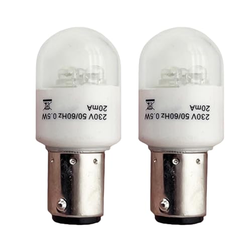 CHIZISX 2pcs Kleine Pygmy Glühbirnen Ba15d Basis LED Lampen Ersatz 0 5W LED Glühbirne Schneller Ersatz Für Nähmaschinen von CHIZISX