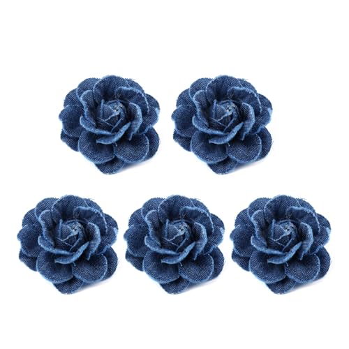 CHIZISX 5pc Korea Stoff Blumen Kleidung Hüte Kleid Dekoration Haar Zubehör Scrapbooking Handwerk Liefert von CHIZISX