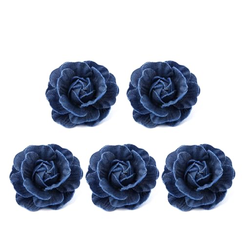 CHIZISX 5pc Korea Stoff Blumen Kleidung Hüte Kleid Dekoration Haar Zubehör Scrapbooking Handwerk Liefert von CHIZISX