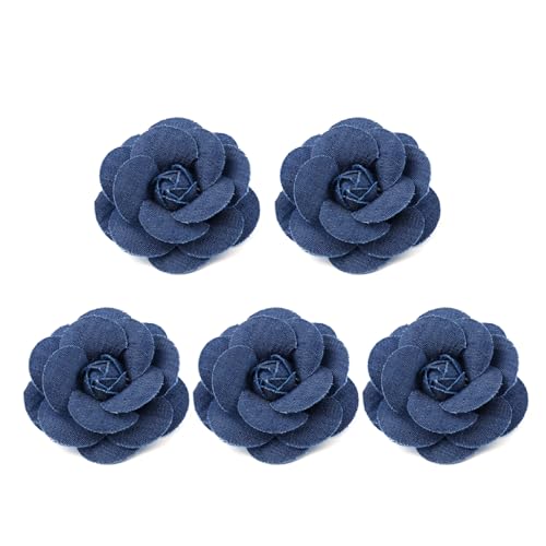 CHIZISX 5pc Korea Stoff Blumen Kleidung Hüte Kleid Dekoration Haar Zubehör Scrapbooking Handwerk Liefert von CHIZISX