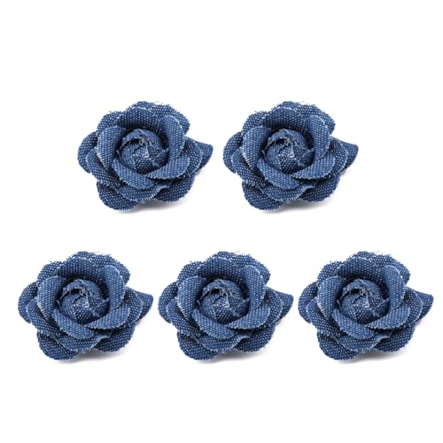 CHIZISX 5pc Korea Stoff Blumen Kleidung Hüte Kleid Dekoration Haar Zubehör Scrapbooking Handwerk Liefert von CHIZISX