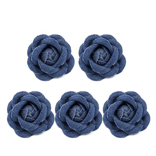 CHIZISX 5pc Korea Stoff Blumen Kleidung Hüte Kleid Dekoration Haar Zubehör Scrapbooking Handwerk Liefert von CHIZISX