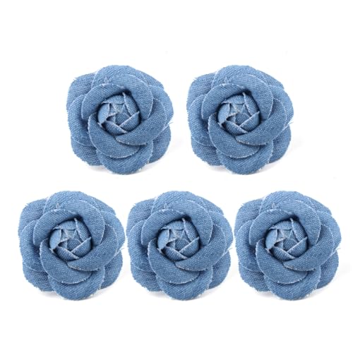 CHIZISX 5pc Korea Stoff Blumen Kleidung Hüte Kleid Dekoration Haar Zubehör Scrapbooking Handwerk Liefert von CHIZISX