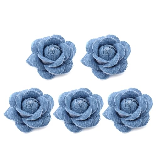 CHIZISX 5pc Korea Stoff Blumen Kleidung Hüte Kleid Dekoration Haar Zubehör Scrapbooking Handwerk Liefert von CHIZISX