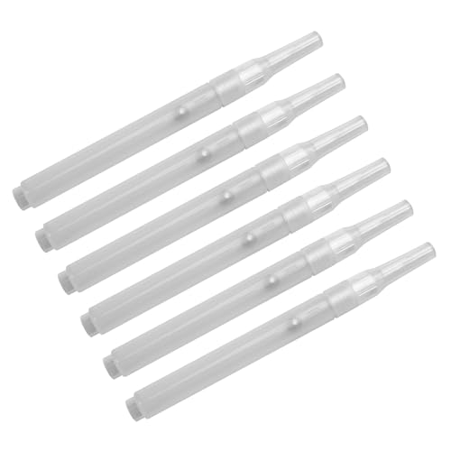 CHIZISX 6pcs Nachfüllbarer Leerer Pinsel Stift Klare Leere Farbstift Acryl Leere Marker Zum Malen Auf Papierholz Keramik Metall von CHIZISX