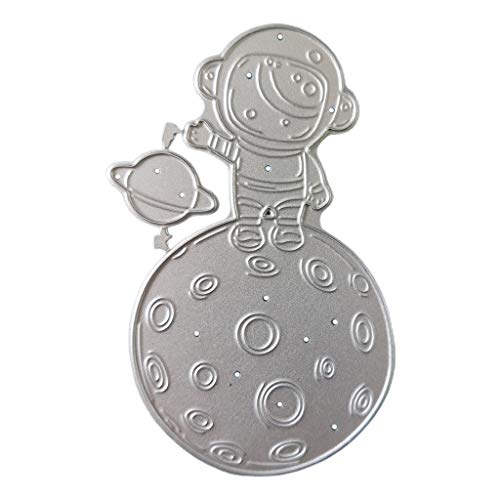 CHIZISX Astronaut Metall Stanzformen Schablone Scrapbooking Album Stempel Papier Karte von CHIZISX