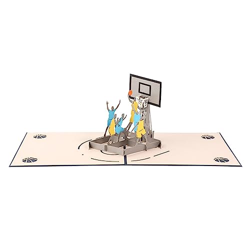 CHIZISX Basketball Karte 3D Baseball Popup Karte Für Geburtstag Jahrestag Abschluss Vatertag Papa Junge Gruß Einladungskarte von CHIZISX