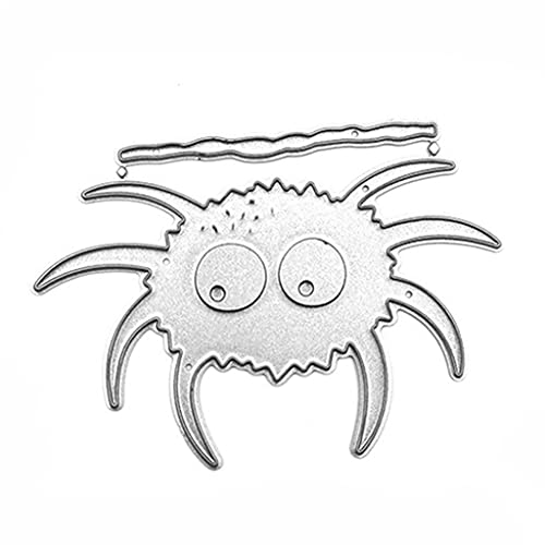 CHIZISX Halloween Spinne Metall Stanzformen Schablone Scrapbooking Album Stempel Papier Karte Form Präge Dekoration von CHIZISX