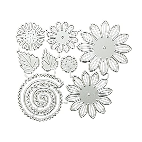 CHIZISX Metall Stanzformen, Blumenblatt Metall Stanzformen, Scrapbooking Schablone, Kartenprägung von CHIZISX