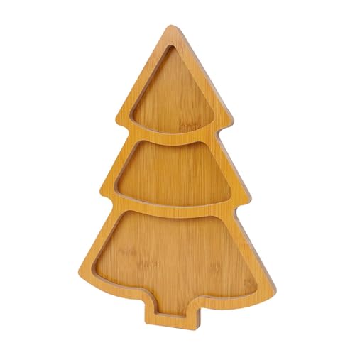 CHIZISX Set Von 2 Weihnachtsbaumform Holzplatten Zarte Weihnachtsbaumform Holzplatten Für Festival Restaurants von CHIZISX