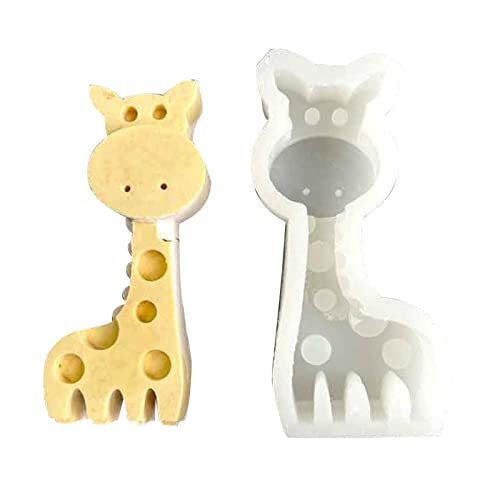 CHIZISX Silikonform Frosch Giraffe Tier Harz Seife Fondant Kuchen Süßigkeiten Schokolade Dekorieren Werkzeug von CHIZISX